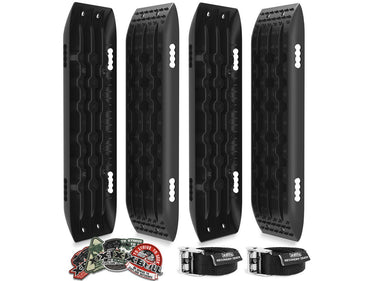 Buy X-BULL 4X4 Recovery Tracks Gen 2.0 - Black (2 Pairs) - Mud Tracks